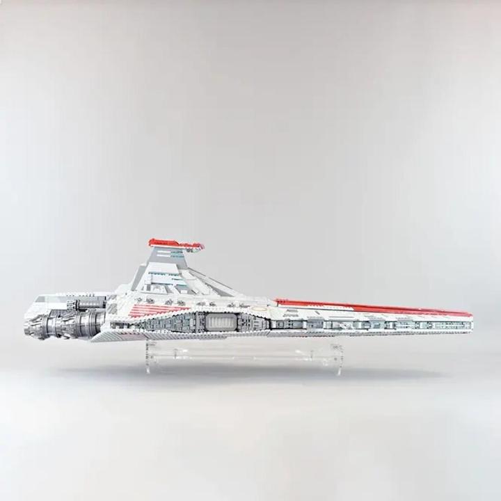 Actual product image iDisplayit Acrylic stand 2 in 1 for LEGO® 75367 SW Venator-class Republic Attack Cruiser