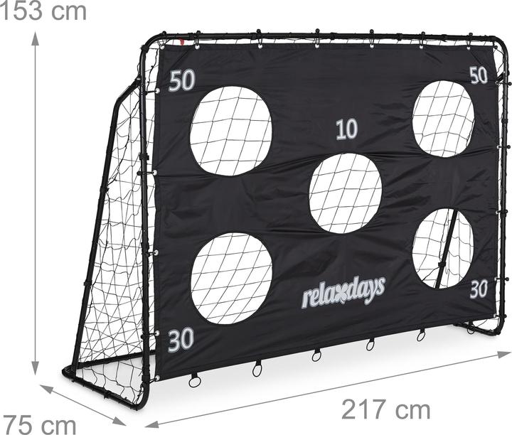 Actual product image Relaxdays Football goal