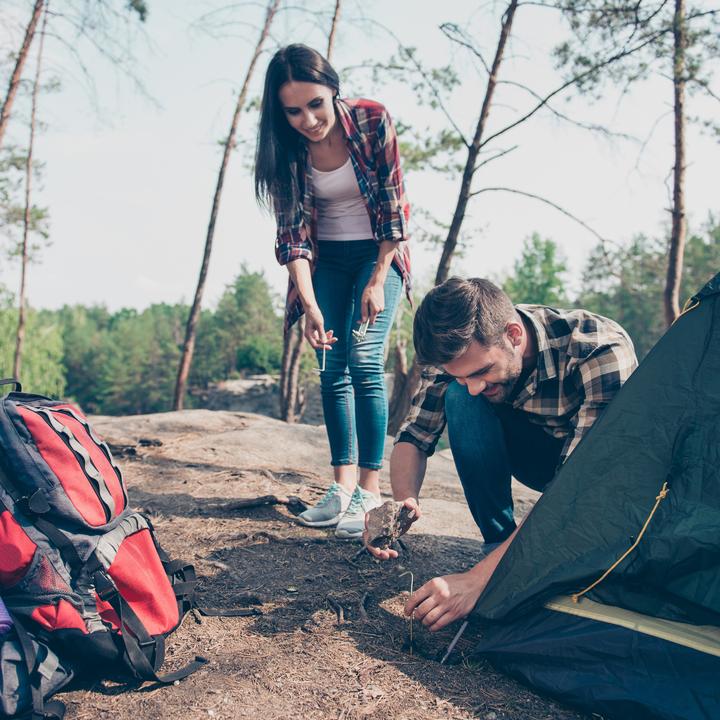 Actual product image Relaxdays 25x tent pegs