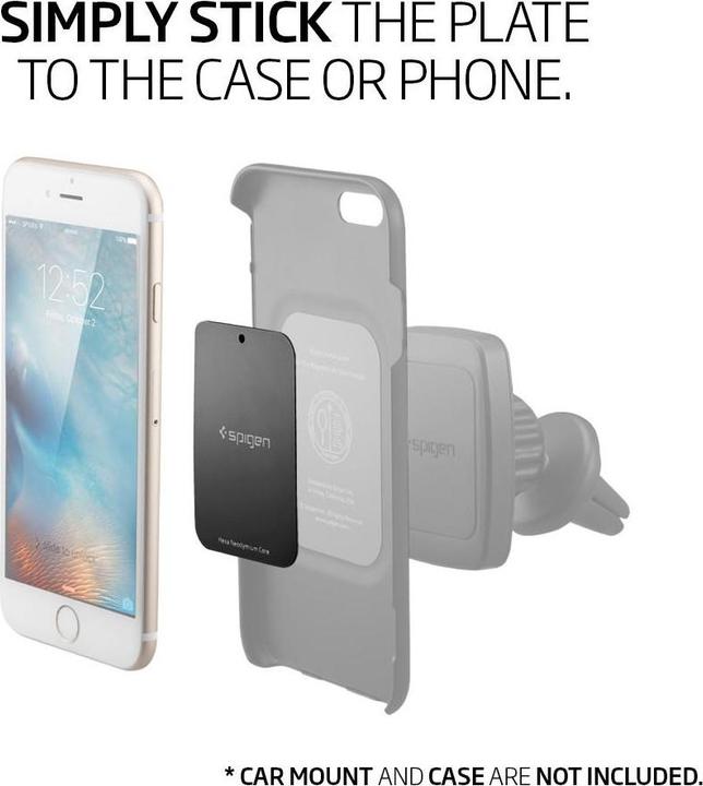 Immagine prodotto Spigen Piastre Mp-4p Piastra Metallica Supporto Magnetico Per Auto