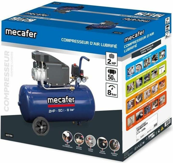 Actual product image Mecafer Luftkompressor (50 l, 8 bar)