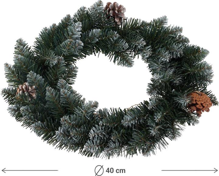 Produktbild Home&Styling Weihnachtskranz mit Tannenzapfen, Ø 40 cm