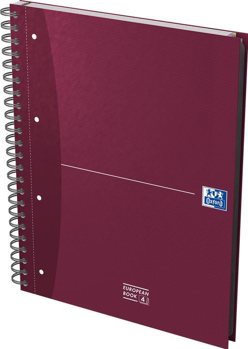Image du produit Oxford Livre européen (A4, Quadrillé, Couverture rigide)