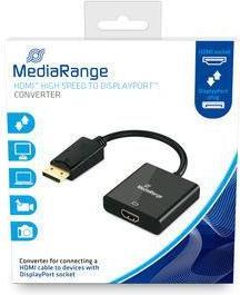 Image du produit MediaRange HDMI (type A) — DisplayPort (0.20 m, DisplayPort, HDMI, 1.2)