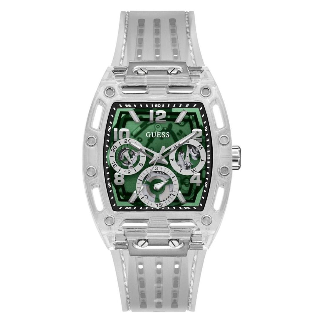 Guess, Horloge, Laikrodis Horloges Gents GW0499G8, Transparant, Veelkleurig, (Chronograaf, 41.50 mm)