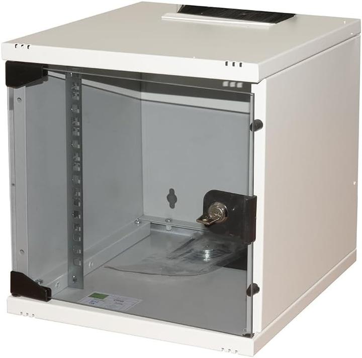 Armadio 6u 10' 300mx300mm Porta Vetro (Rack da 19 pollici)