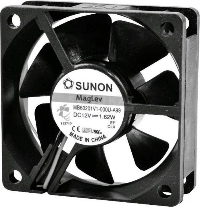 Sunon MF60202V11000UA99 Axial fan 24 V/DC 39.06 m³/h (L x W x H) 60 x 60 x 20 (60 mm)