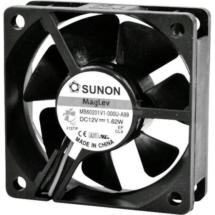 Sunon MF60202V11000UA99 Axiallüfter 24 V/DC 39.06 m³/h (L x B x H) 60 x 60 x 20 (60 mm), PC Lüfter