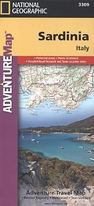 Produktbild National Geographic Adventure Map Sardinia (Englisch)