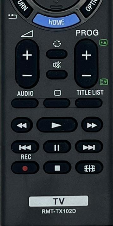 Actual product image Azurano Remote control for SONY RMT-TX102D, 1-492-965-11 for SONY Bravia LED SmartTV, direct button for Netf (Device-specific remote control, Infrared)