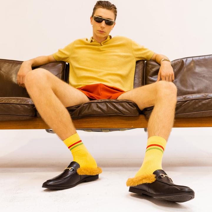 Actual product image Eat My Socks Socks, Spaghetti Rigati (One size)