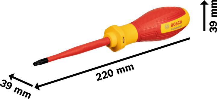 Actual product image Bosch Professional VDE screwdriver (TX)