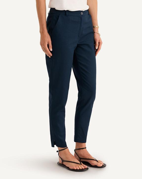 Actual product image Anne Weyburn 7/8 trousers in linen/cotton (Frequency band 38 (2600 MHz))