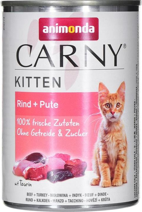 Actual product image animonda Carny 4017721837125 Canned Cat Food 400 g (Puppy + kitten, 1 pcs., 400 g)