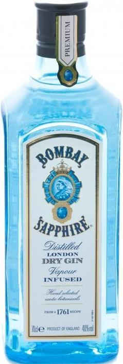 Actual product image Bombay dry gin (1 x 70 cl)