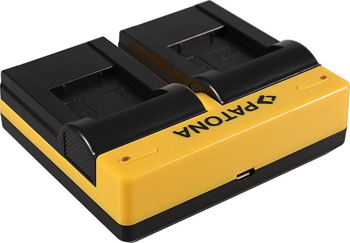 Actual product image Patona Dual charger for Qumox SupTig 3 SJ4000 SJ4000 SupTig3 SupTig 3 SJ4000 SupTig 3 incl. Micro-U (Camera battery charger)