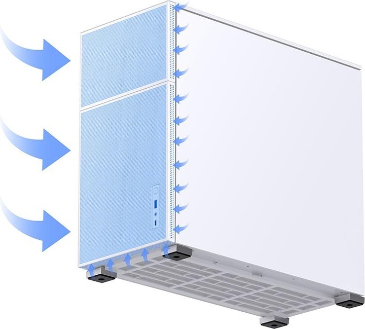 Image du produit Jonsbo D41 MESH White (ATX, mATX, Mini-ITX, DTX)