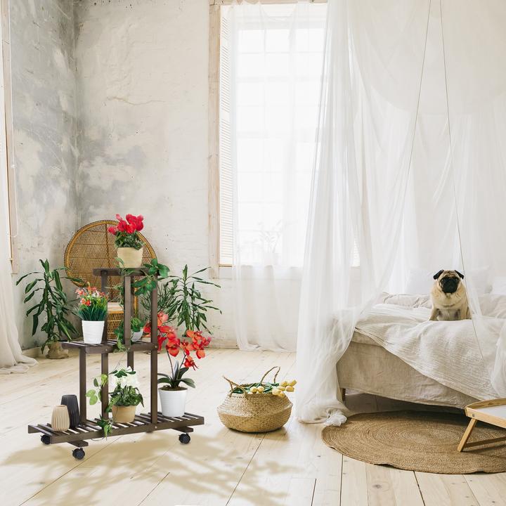 Actual product image Relaxdays Plant shelf