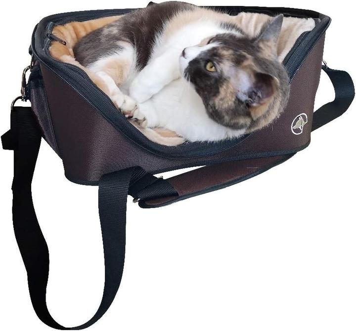 Image du produit Croci Sac de transport pour animaux domestiques FAST&EASY 2-en-1 (Chat, Chien, Respirant)