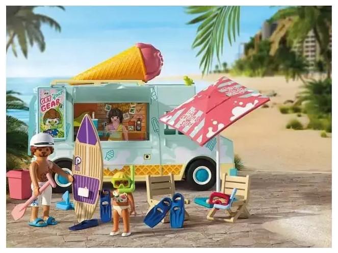 Image du produit Playmobil Ice Cream Truck avec boutique de surf (71904, Playmobil Ma vie)