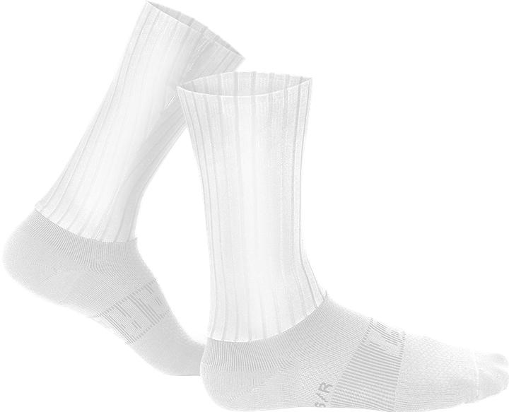 Produktbild Sweet Home Luxury SUAREZ - AERO WHITE 2.5 - Aerodynamische Radsocken für mehr Speed (S/M) (S/M)