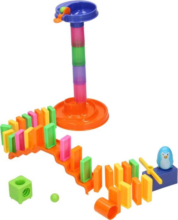 Actual product image Marble run and domino set, 43 pcs.