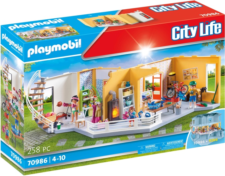 Playmobil Etagenerweiterung Wohnhaus (70986, Playmobil City Life)