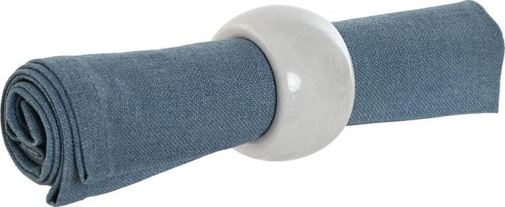 Produktbild Esprit Serviettenring Home Weiss Marmor 4,8 x 4,8 x 3,3 cm 4 Stücke (4 x)