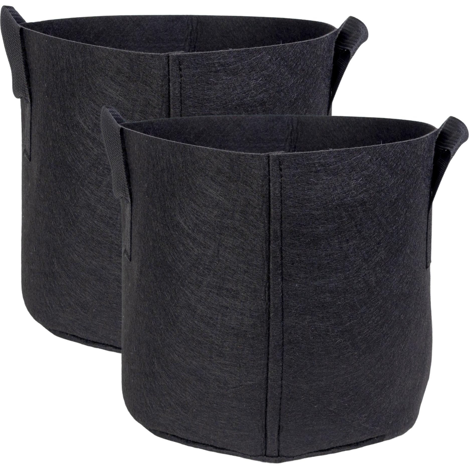 Intirilife, Blumentopf, 2x Pflanzsack 26 Liter (30 cm)