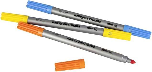 Image du produit EberhardFaber Stylos à pointe en fibre double, boîte en carton de 10 pièces (10x)