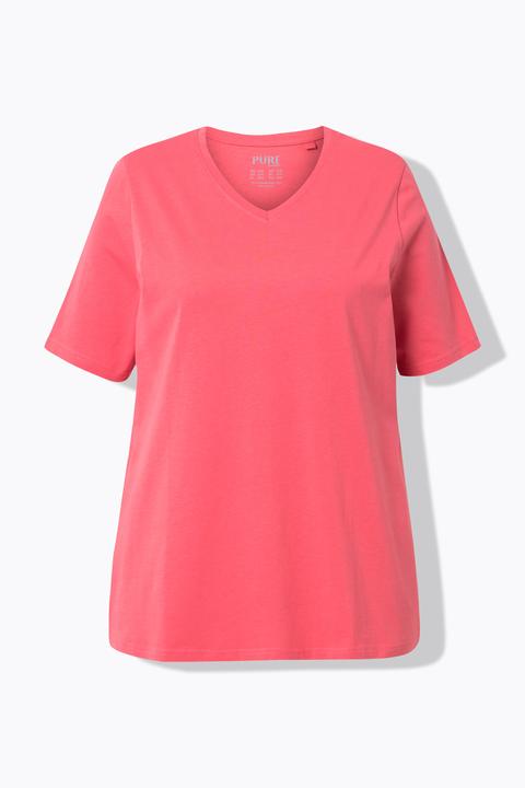 Produktbild Ulla Popken T-Shirts, 2er-Pack, V-Ausschnitt, Halbarm (56)