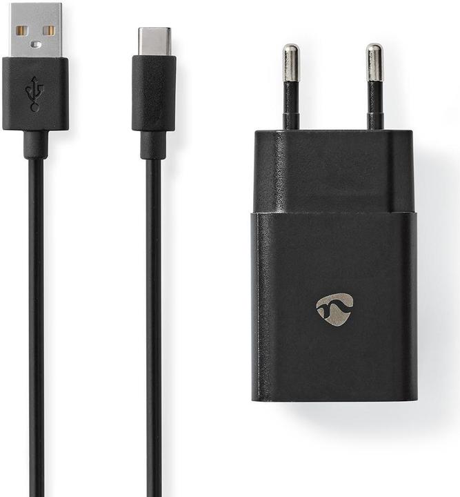Produktbild Nedis Netzladegerät 12 W 1x 2.4 A A - Anzahl der Ausgänge: 1, USB-A, USB Type-C™ (Lose) Kabel, Singl (12 W, 1 Port)