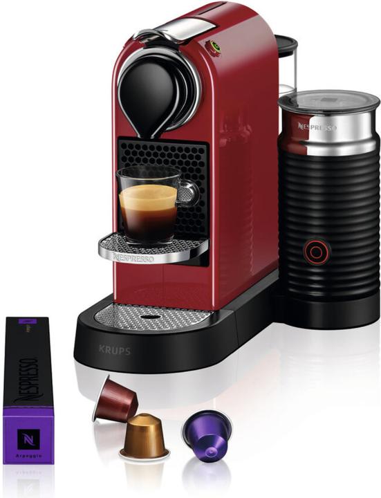 Krups Kups XN7615 Nespresso Citiz & melk kersenrood (NESPRESSO Origineel)