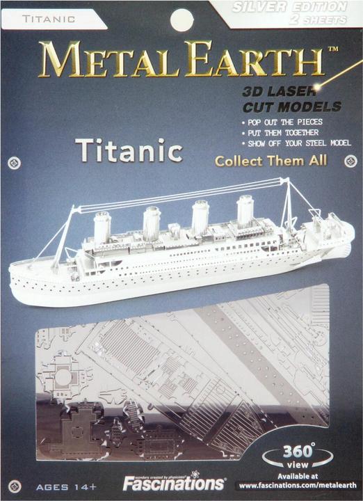 Image du produit Metal Earth Bateau Terre-Métal Titanic édition argentée
