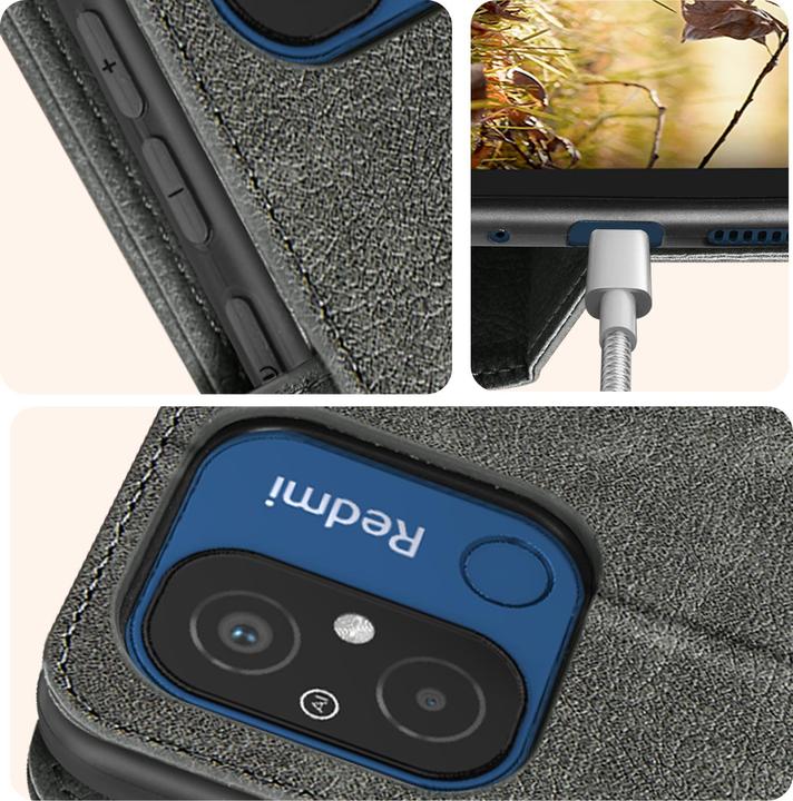 Actual product image Avizar Chesterfield Series (Xiaomi Redmi 12C)