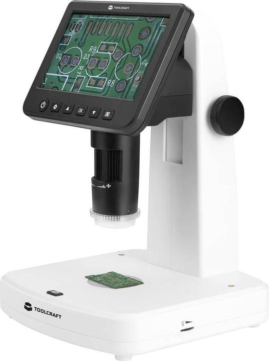 Image du produit Toolcraft TO-9076404 Microscope numérique LCD 12,7 cm (5 pouces) avec polariseur