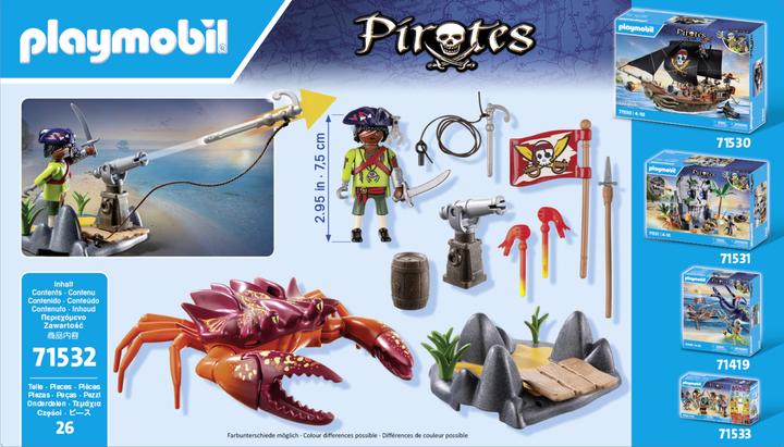 Actual product image Playmobil 71532 Fight against the giant crab (71532, Playmobil Pirates)