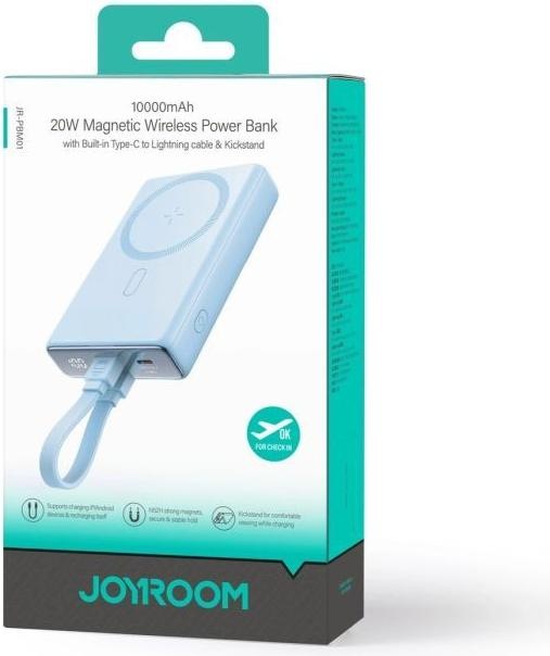 Actual product image Joyroom Magnetic Wireless Powerbank 10000mAh (10000 mAh, 20 W, 38.50 Wh)