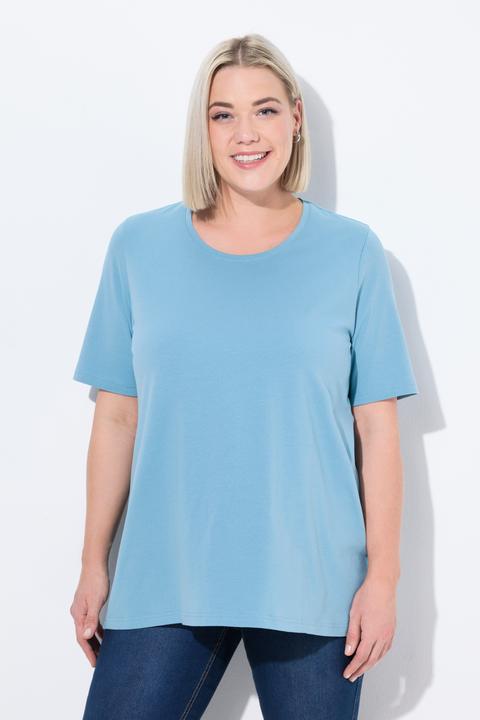 Produktbild Ulla Popken T-Shirt, A-Linie, Rundhalsausschnitt, Halbarm (62)