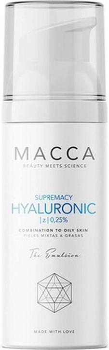 Produktbild Macca Cosmetics SUPREMACY HYALURONIC z 0,25% emulsion combination to oily sk (50 ml, Tagescreme)