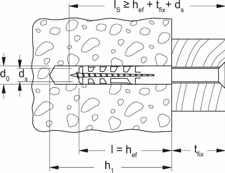 Immagine prodotto Fischer Tassello a espansione S 6 30 mm 6 mm 501 (100 pz.)