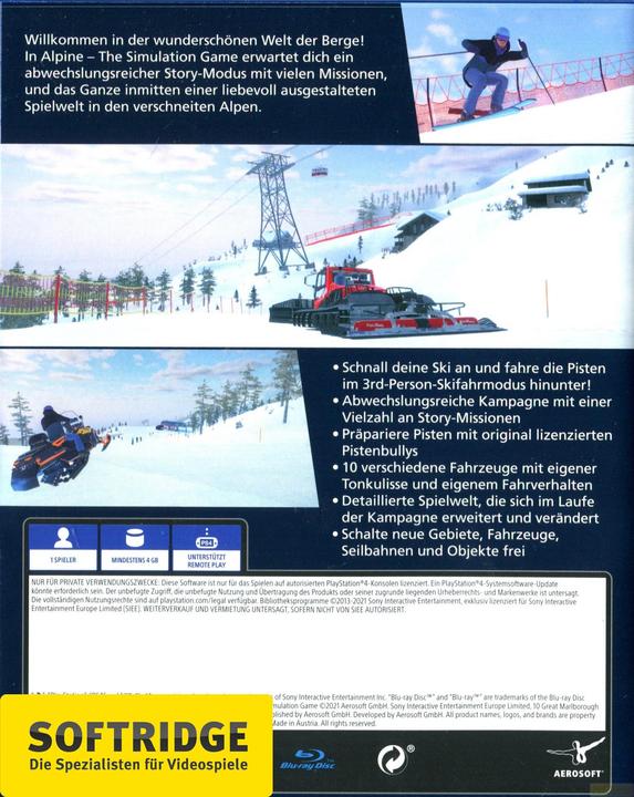 Image du produit Aerosoft Alpine - Le jeu de simulation (PS4, DE)