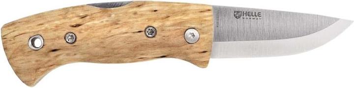 Produktbild Helle Taschenmesser Kletten, Dreilagenstahl, Maserbirke, Back Lock (5.50 cm)