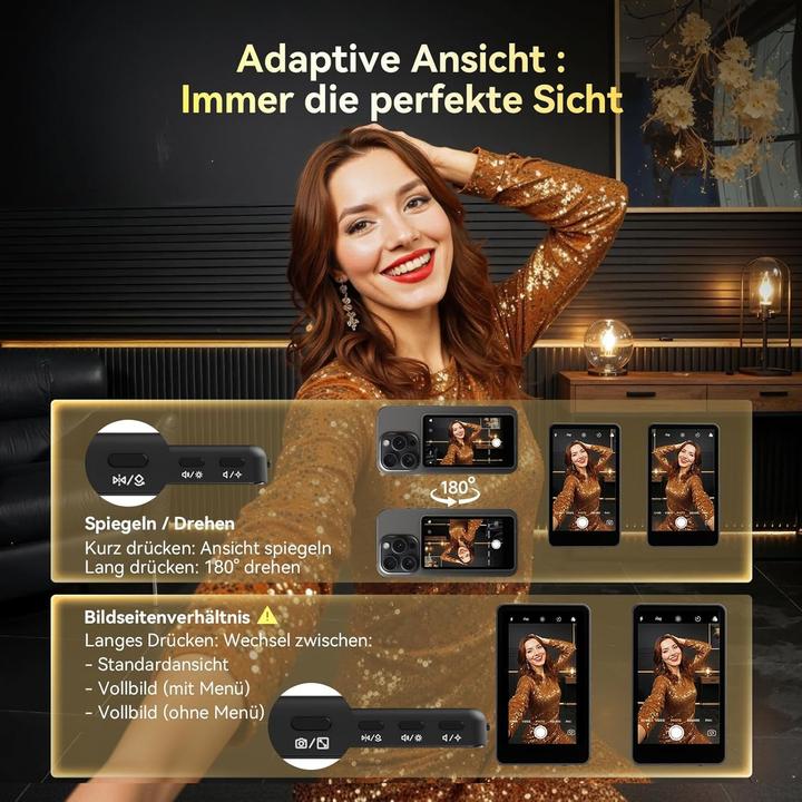 Actual product image Rollei Selfie Monitor | für Smartphones | Easy Creator