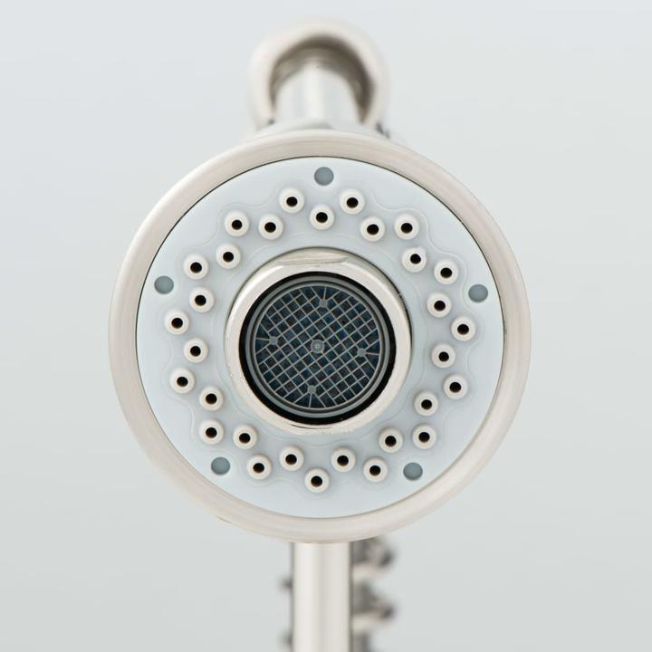 Actual product image Schütte Kitchen tap CORNWALL spiral spring sink mixer stainless steel look swivelling 79155