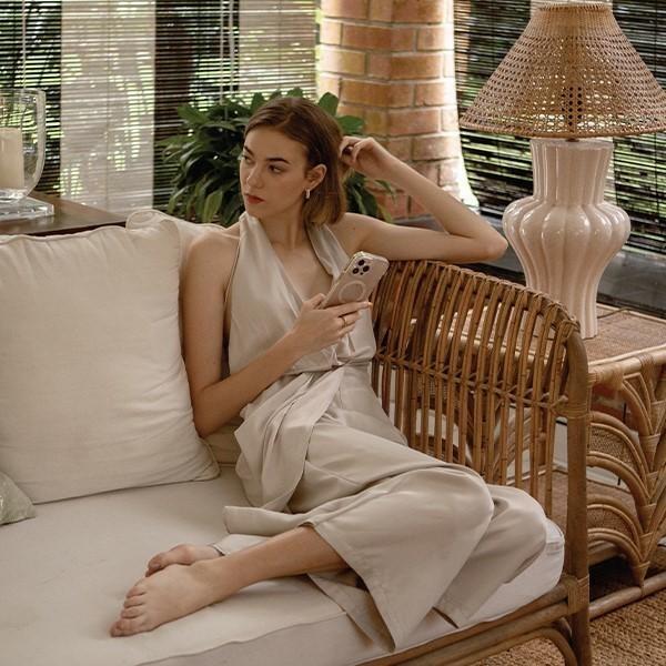 Produktbild Uniq etui Coehl Lumino iPhone 14 Pro Max 6,7" srebrny/sparkling silver (Apple iPhone 14 Pro Max)