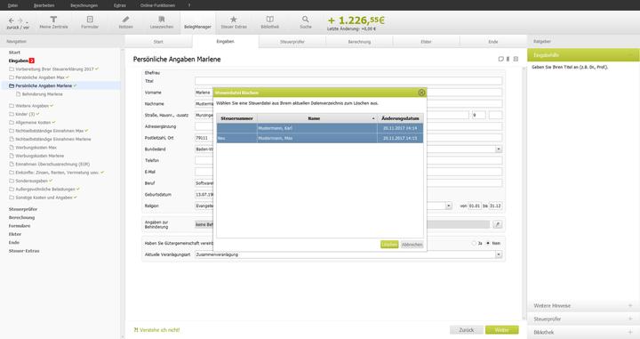 Produktbild Lexware TAXMAN 2023 Für Selbstständige 1 license(s) (1 User, 12 Monate)