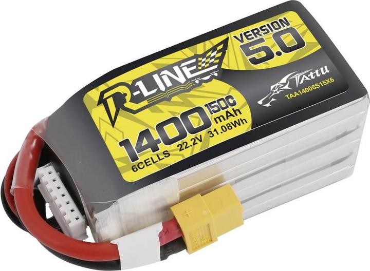 Image du produit Tattu Batterie R-Line (22.20 V, 1400 mAh)