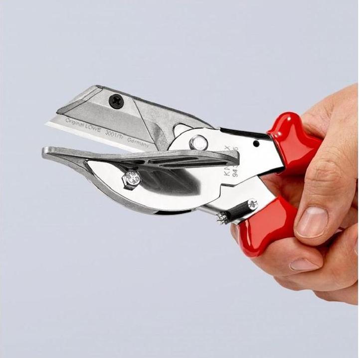 Actual product image Knipex Mitre Shears for plastic and rubber sections 94 35 215 (220 mm)