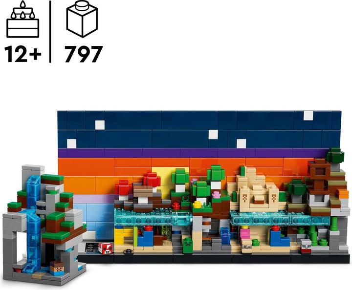 Produktbild LEGO 21589 Mini-Biome (21589, LEGO Minecraft)